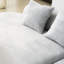 Gris, flanelle incurvée, 4 sièges, coussins, surface lisse, lecture et détente, salon au design simple, touche grise et confortable, convient pour se détendre-1548662813