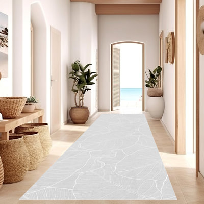 Allyshia Vinyl Machine Printed Area Rug