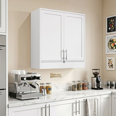 30''W Kitchen Wall Cabinet for Laundry Room, Kitchen, Bathroom