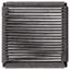 Chaise de bar en métal tissé gris anthracite (ensemble de 2)