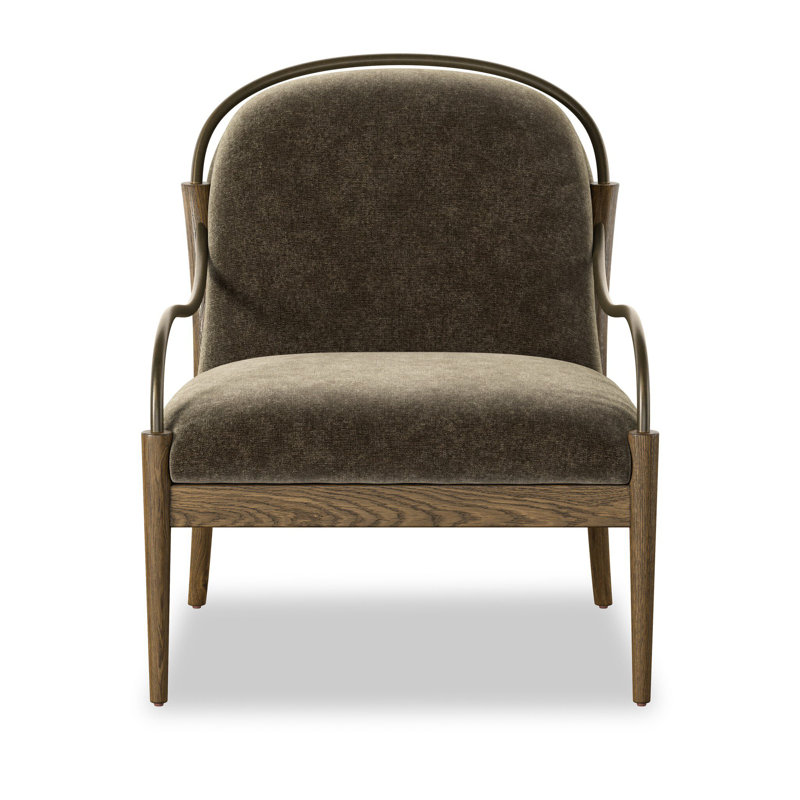 Demi Chair, Malmo Olive Polyester Blend