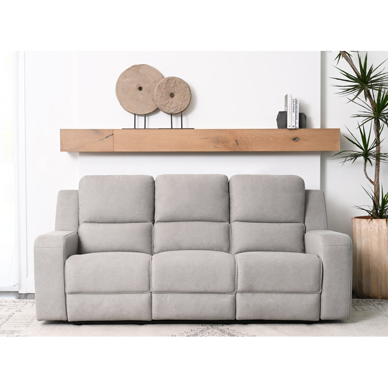 Bethanney 82'' Faux Leather Reclining Sofa