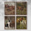 «Vintage Animal Print», ensemble de 4 reproductions encadrées-1718389363-1718389362