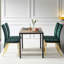 5-Piece Dining Set Including Velvet High Back Golden Colour Legs Nordic Dining Chair & Creative Design MDF Dining Table-514727694