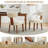 Upholstered 2Pcs Curved Back Dining Chairs-1084751118