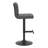 Hetal Swivel Upholstered Adjustable Height Counter Stool with Metal Frame-2071808784
