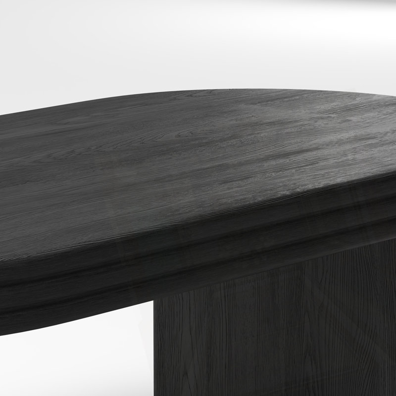 Table basse Mid Century, Noir
