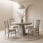 5 - Piece Solid Wood Dining Set-1024558219