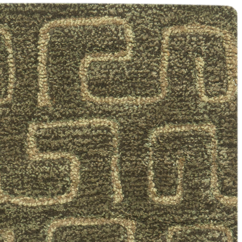 Candelo Hand Tufted Wool Abstract Rug, Runner 2'6" x 8'