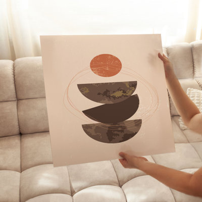 «Abstract Bohemian Balance», reproduction d'art non encadrée