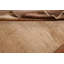 Tapis beige en laine noué à la main de conception unique 4 pi 1 po x 5 pi 8 po nouvel âge Dahlin