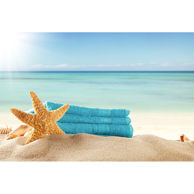Sandy Beach - Wrapped Canvas Print, 81cm H x 122cm W x 3.8cm D