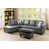 Gray Faux Leather