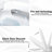 White Smart Toilet With Heated Seat, Night , Self-Cleaning Nozzle, Rear Wash, Remote Control, Auto Flush Ceramic Bidet Foot Sensor, Nozzle Self, Silent Slow Down,