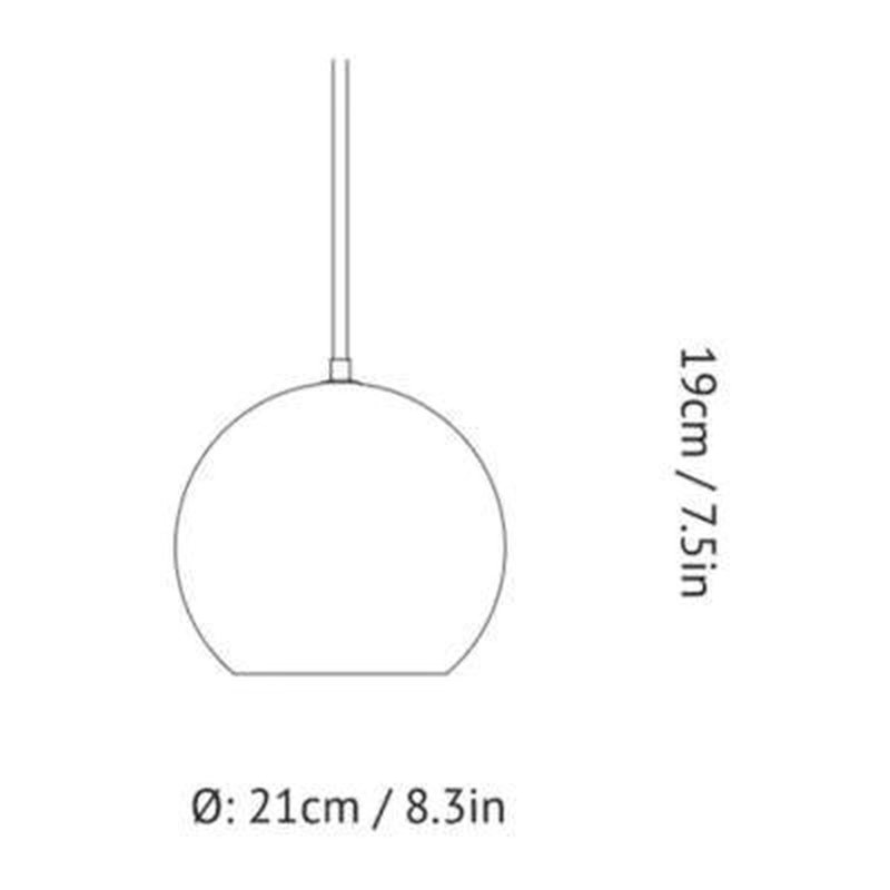 Luminaire suspendu dôme Barnsdale, Gris / beige, Gris / beige
