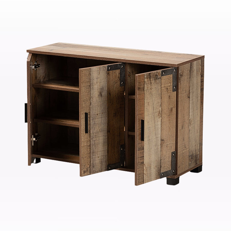 Armoire à chaussures 3 portes Windsor Modern and Contemporary Farmhouse