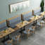 Banc rembourré en similicuir Light Luxury