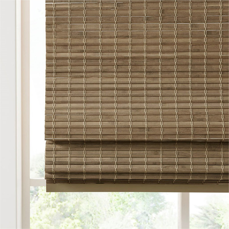 Bamboo Light Filtering Roman Shade 64"L