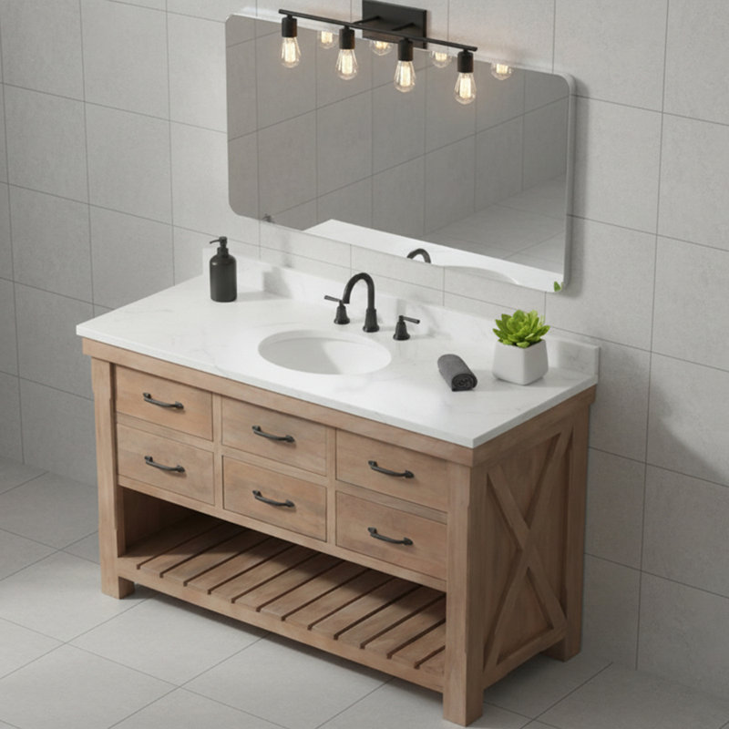 Meuble-lavabo simple 55 '