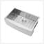 Évier de cuisine en acier inoxydable à tablier simple 33 po x 21 po x 10 po Farmhouse