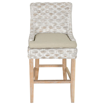 Clydean Solid Wood Accent Stool
