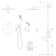 Pressure-Balanced Complete Shower System with 10 Inch Rain Shower Head and Rough-In Valve