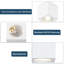 Vintage ceiling spotlight - white 1 -light E27 swiveling 350 Â° ceiling lamp wall spotlight industrial ceiling spotlights for kitchen, entrance, living room, bedroom