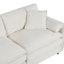 Ensemble luxueux de causeuse nuage en chenille 2 pièces avec siège profond et confort moelleux pour le salon, la chambre à coucher ou le bureau.-1650217252