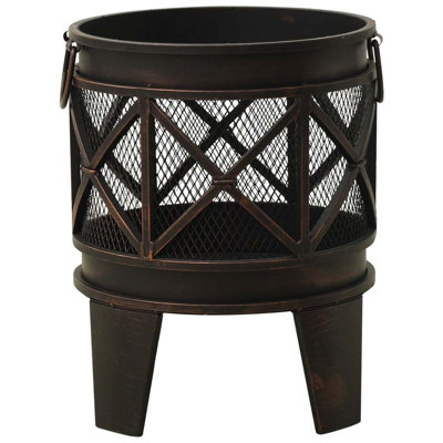 Hada Column Steel Wood Burning Fire Pit