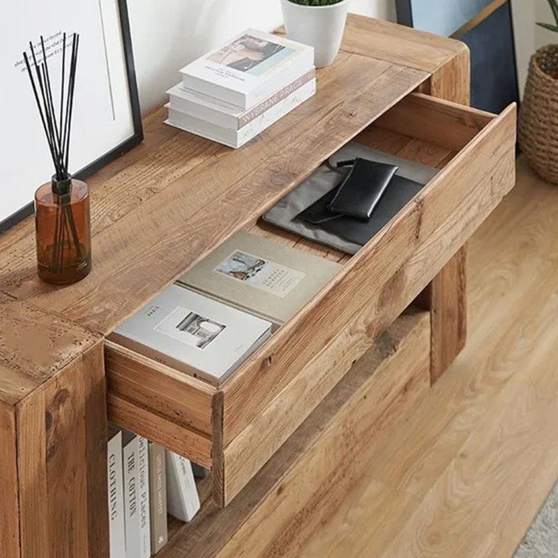 Console américaine de style rétro simple, H 29,5 po x l 59 po x P 15,7 po