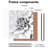 Malaya 3 Pack Lightweight Poster Frames Slide-In Photo Frames with Buildable Molding-706722305