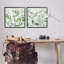 «Green Botanical Leaves Xray», ensemble de 2 estampes numériques par Victoria Barnes-942589136-942589137