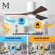 Olivier 3 Blade Ceiling Fan with LED Light Kit