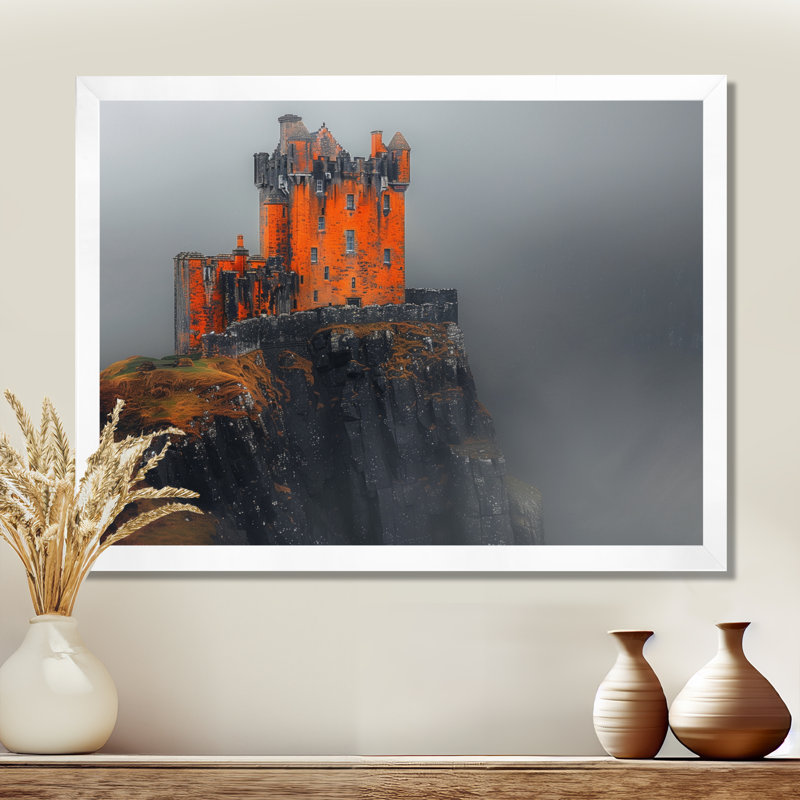 Clearwater - châteaux, impression d'art mural, Toile encadrée blanche avec une seule photo, H 12 po x l 20 po x P 1 po