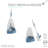 Bath Bliss Plastic Toilet Brush and Holder