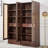 Modern simple pure solid wood bookcase