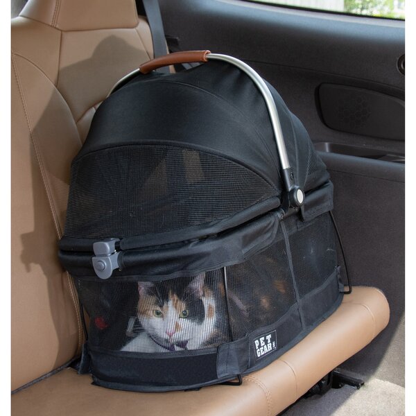 Cat-in-the-Bag Large Light Blue Cozy Comfort Carrier- Cat Carrier, Grooming Bag