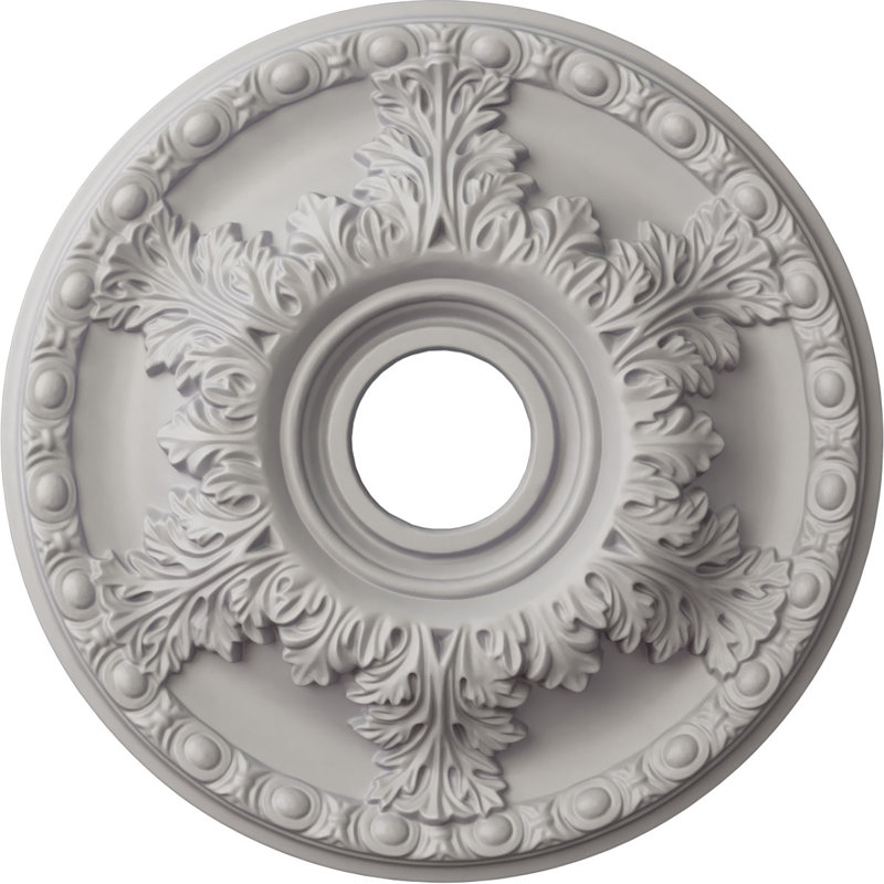 Médaillon de plafond Endurathane Granada, DE 18 po x P 3 1/2 po x P 2 1/2 po (convient aux auvents jusqu'à 6 5/8 po)