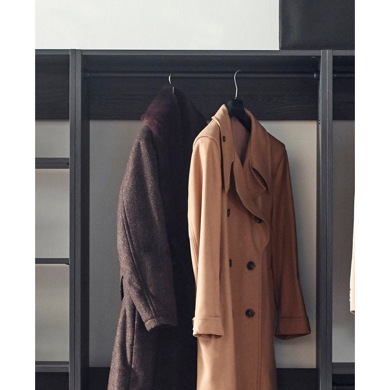 Kalinikos 94.19'' Closet System, Black