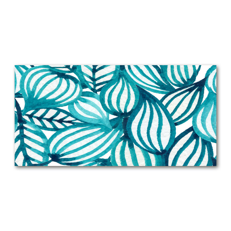Floral Pattern - Print, Canvas, 50cm H x 100cm W x 2cm D