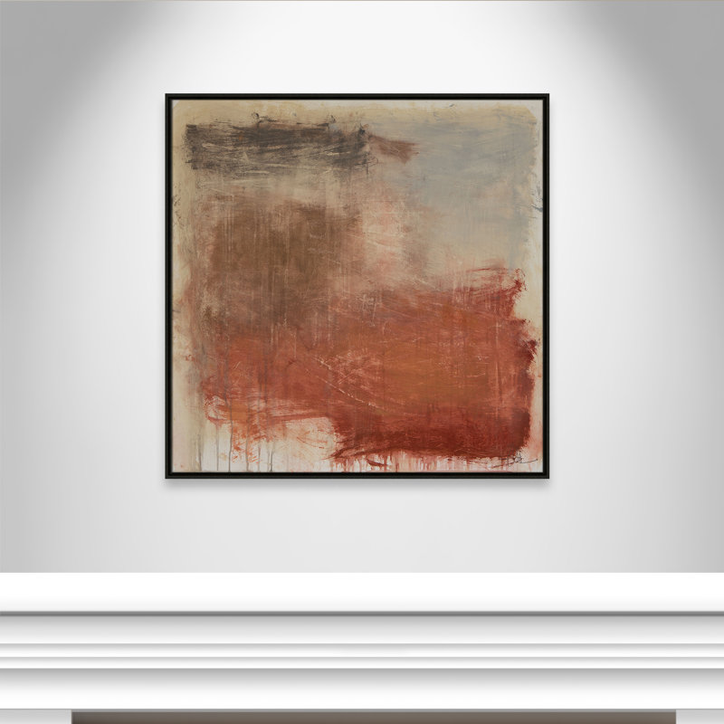 «Colin Autumn Over The Rivera» par, H 37,5 po x l 37,5 po, Espresso