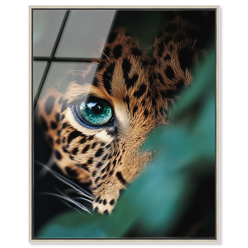 Jungle Watcher I Print by Oliver Gal, 21"H x 25"W, Silver Floater Frame