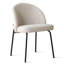 Ensemble de table de salle à manger 5 pièces pour 4 personnes avec chaises rembourrées et table de cuisine à piédestal de 46 po-1705708580