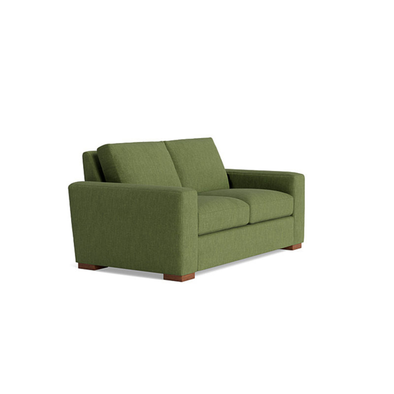 Couch Potato Loveseat (70"), Performance Weave - Basil