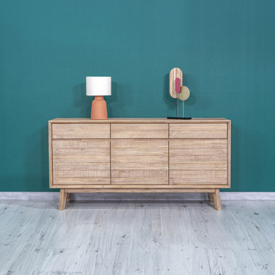 Claxton 63" Wide 3-Drawer Sideboard