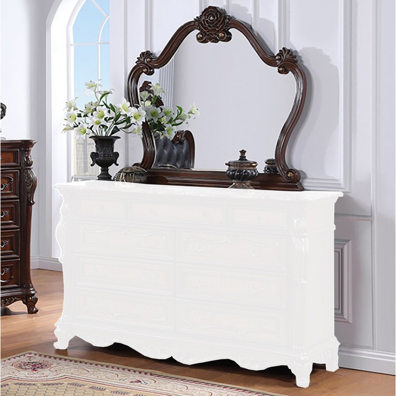 Miroir pour commode Granntam, Cerise foncée