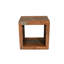 Goa Cube Solid Wood End Table