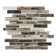 Island Antiqua 1" x 4" Glass Linear Mosaic Wall Tile
