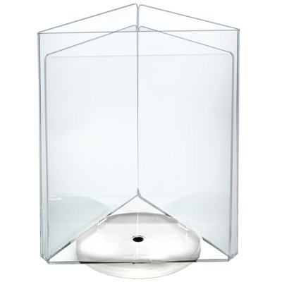Three-Sided Revolving Sign and Menu Holder