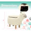 Repose-pieds avec rangement Crama Sitter